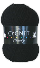 Load image into Gallery viewer, Cygnet Chunky 100g - Black