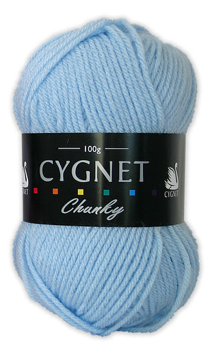 Cygnet Chunky 100g  - Baby Blue