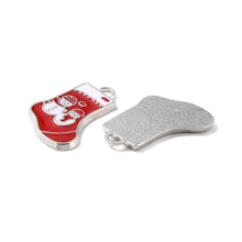 Load image into Gallery viewer, Pack of 10 Alloy Enamel Stocking Charms with Snowman