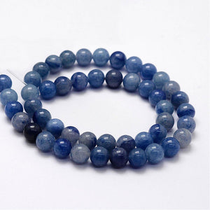 Natural Blue Aventurine Beads Loose Beads Round 8mm