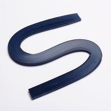 Load image into Gallery viewer, Paper Quilling Strips Midnight Blue 53cm x 5mm Pack of 110+