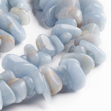 Load image into Gallery viewer, Strand of Natural Angelite 5 - 8mm Chip Beads