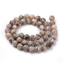 Load image into Gallery viewer, Strand of Natural Feldspar Round Beads - 10mm