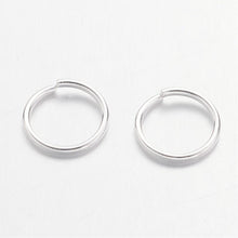 Load image into Gallery viewer, Iron 8 x 0.7mm Open Unsoldered Silver Colour Jump Rings Pack Of 110