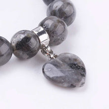 Load image into Gallery viewer, Natural Labradorite Beads Stretch Bracelet One Size