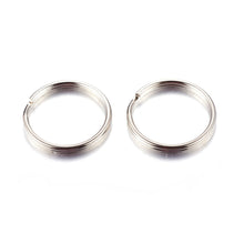 Load image into Gallery viewer, Pack of 20 Iron Split Rings, 25 x 2mm