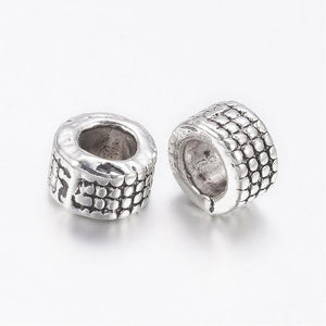 Pack of 30 Tibetan Style Alloy Column Spacers 5 x 3mm