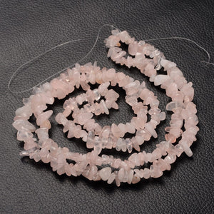 Wholesale 5 x Strands Rose Quartz Beads Pink Chip 5-8mm