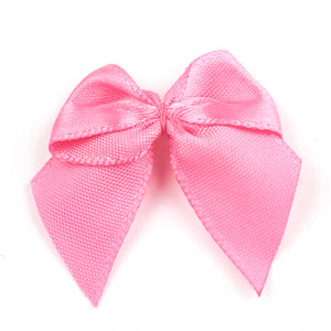 Pack of 30 Polyester Bowknot Bows 3.5cm - Bright Pink