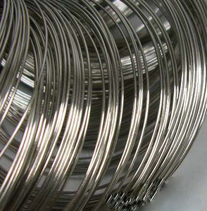 Steel Memory Wire, Nickel Free, 55mm x 0.6mm, 30 Circles